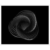 photo Alessi-Trinity Centerpiece en acero de color con resina epoxi, negro 2